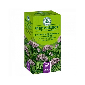 Валериана корневища с корнями 1.5г N20