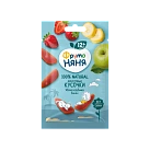 ФрутоНяня "Фруктовые кусочки" яблоко, клубника и банан 15г №1 
