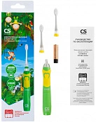 Зубная щетка "CS Medica" Sonic Pulsar CS-562 Junior электрическая звуковая, зеленая №1 