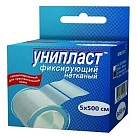 Лейкопластырь "Унипласт" на нетканой сетчатой основе (фиксирующий) 5см*500см N1x1 Верофарм РОС 