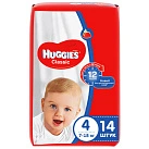 Подгузники "Huggies" Classic 7-18кг (4) N14 