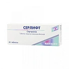 Серлифт тб п/плен об 50мг бл пач карт N14x2 Сан Фармасьютик ИНД 