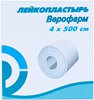 Лейкопластырь Master Uni  фиксирующий на тканевой основе 4см*500см рулон пач карт N1 