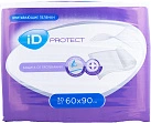 Пеленки iD одноразовые впитывающие 60*90см №30 