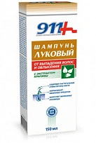 Шампунь "911" Луковый с экстрактом крапивы от выпадения волос и облысения 150мл №1 