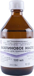 Вазелиновое масло 100мл фл N1x1 Тульская ФФ РОС 