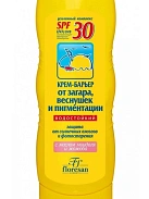 Крем-барьер от загара, веснушек и пигментации SPF-30 водостойкий 125мл арт.Ф-114 фл N1x1 Флоресан РОС 