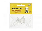 Соска силиконовая классическая "Курносики" медленный поток 0+ арт.12054 N2x1 Клауд РОС 