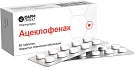 Ацеклофенак тб п/плен об 100мг уп кон пак пач N10x6 Фармпроект РОС 