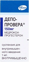 Депо-Провера сусп д/и 150мг/мл 1мл N1 