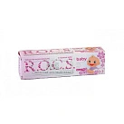 Зубная паста "R.O.C.S" baby (для младенцев) "нежный уход" аромат липы 45г туба/фут N1x1 ЕвроКосМед РОС 