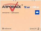 Апроваск тб 10мг+150мг №28 