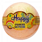 Бурлящий шар для ванн Happy Оранжевое настроение 120г N1x1 Лабор Катрин РОС 