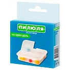 Таблетница-пилюля на 1 день (4 отделения) N1x1 Альпина Пласт РОС 