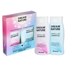  Набор подарочный Dream Nature мицелярный (шампунь 250мл+гель250мл) N1 