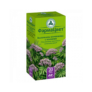 Валериана корневища с корнями 1.5г N20