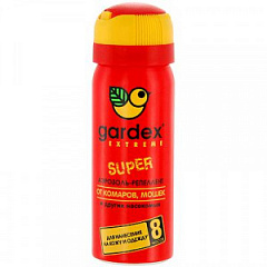  Гардекс Extreme Super аэрозоль от комаров мошек и др насекомых 80мл N1 