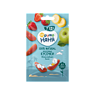 ФрутоНяня "Фруктовые кусочки" яблоко, клубника и банан 15г №1 