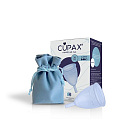 Менструальная чаша силиконовая CUPAX (КАПАКС) SUPER 28мл арт.голубой N1 