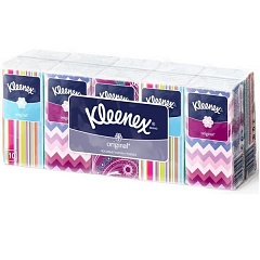  Платки бумажные носовые "Kleenex" Оригинал белые N100 