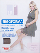 Колготки компрессионные для беременных "Ergoforma" 1 класс компрес 3разм арт.113 Коричневый №1 