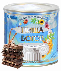 Специализирован пищев продукт для диет леч и диеч профил питания-коктейль сухой "Пища Богов" шоколад 300г N1