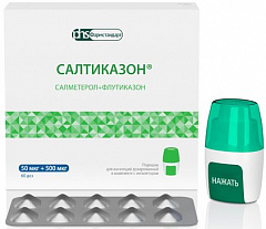  Салтиказон пор д/ингал 50мкг+500мкг/доза N60 