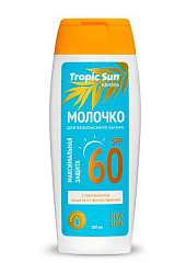  Молочко для безопасного загара "Krassa" Tropic Sun SPF-60 100мл N1 