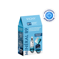  Набор Mineral 89 (Гель-сыворот 50мл+крем увлаж. 72ч 15мл+крем ночной 3мл) N1 