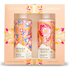  Набор Krassa Parfum Изящный шелк (шампунь+кондиционер) N1 