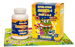  Омега-3 Премиум "Тюлений жир" для детей от 3-х лет и взрослых (БАД) капс 710мг N120 