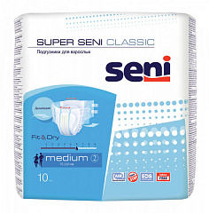  Подгузники для взрослых Super Seni Classic Medium M N10 