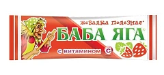  Конфета жевательная "Баба Яга" клубника (БАД) 11г N1 
