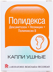  Полидекса капли ушные 10.5мл N1 