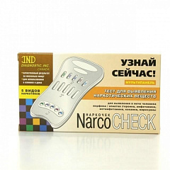  Тест для выявления наркотиков 5 видов "Narcocheck" Multi N1 