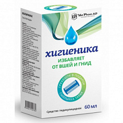  Средство педикулицидное "Хигиеника" 60мл N1 
