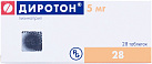 Диротон тб 5мг N28 