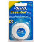 Зубная нить "ORAL-B" Essential floss вощеная мятная 50м 