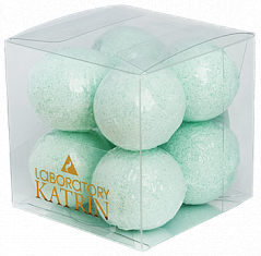  Набор шипучей соли "Mint balls" (восемь шариков) 160г N1 