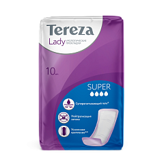  Прокладки урологические "TerezaLady" Super N10 