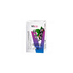 Витаминный комплекс "VitUp" для энергии и иммунитета со вкусом черной смородины (БАД) 5г N10