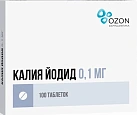 Калия йодид тб 100мкг N100 