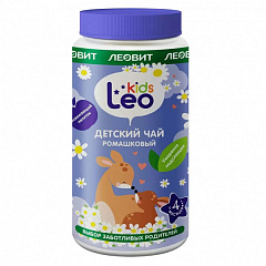 Чай для детей "Леовит" Leo kids гранулированный быстрораствор ромашковый с 4 мес 200г N1 