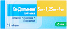 Ко-Дальнева таб 5мг+1,25мг+4мг №90 