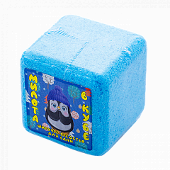 Детское ароматизированное шипучее средство (соль) для ванн шипучее “Милота в кубе” Пингвин 130г N1 
