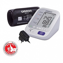  Измеритель артериального давления и частоты пульса автоматический OMRON M3 Comfort (HEM-7134-ALRU) N1 