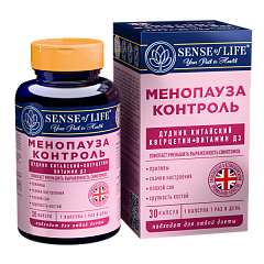 Витаминный комплекс "Sense of Life (Сенс оф лайф)" Менопауза контроль (БАД) капс 623мг N30