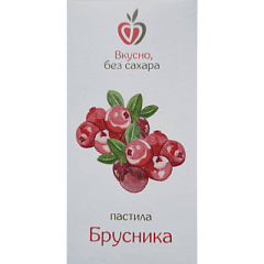  Пастила фруктово-ягодная: яблоко-брусника 15г N1 