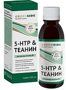 5-HTP Теанин и Витамины группы В (БАД) сироп со вкусом малины 150мл №1 
