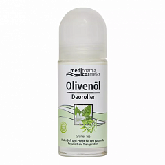  Дезодорант роликовый "Medipharma cosmetics" Olivenol Зеленый чай 50мл N1 